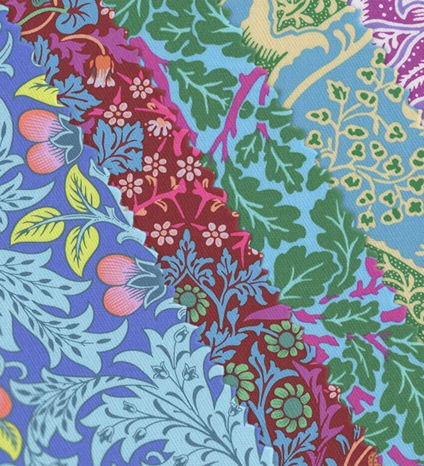 Kaffe Fassett + William Morris by FreeSpirit Fabrics