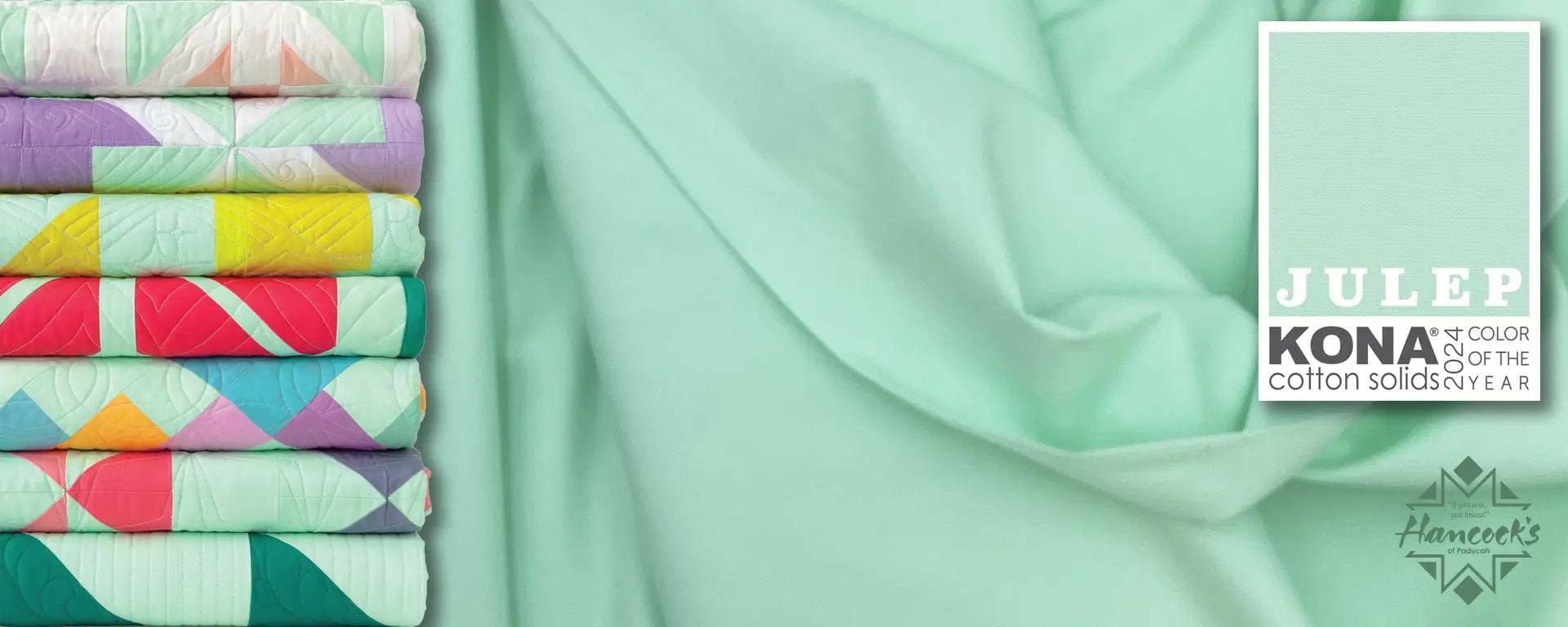 2024 Kona Cotton Color Of The Year Julep Quilting Fabric