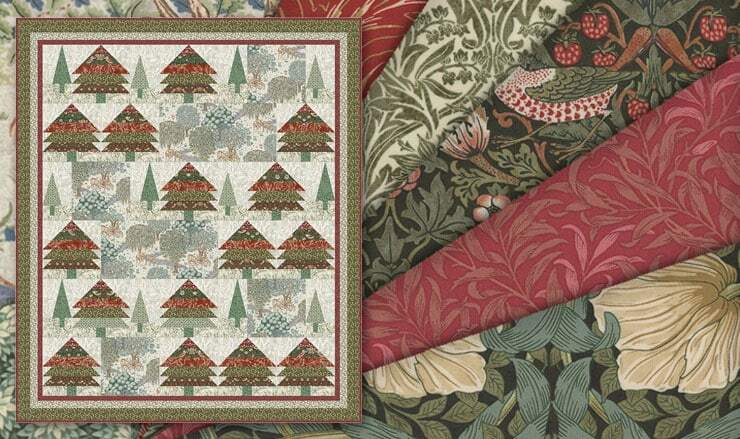 Cotswold Holiday by William Morris for FreeSpirit Fabrics