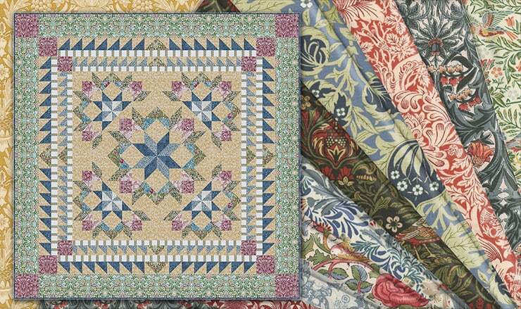 William Morris Emery Walker Quilting Fabrics & Kits by Morris & Co.